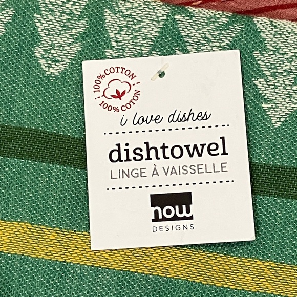 NWT Dishtowel by Now Designs cabin /camp / forest theme - Picture 2 of 9